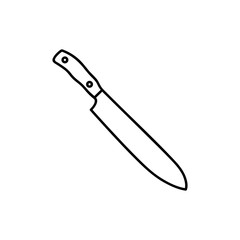knife icon isolated sign symbol vector illustration - vector