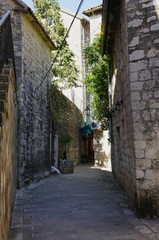 Fototapeta na wymiar The old city in Kotor. Montenegro