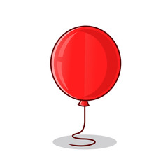 baloon logo mascot vector art illustration