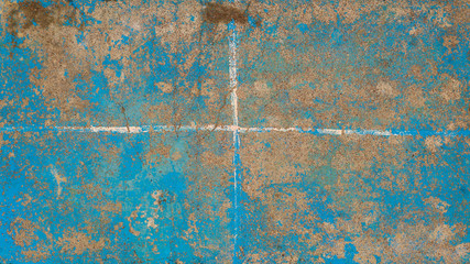Old rough painted surface. Corroded dirty texture for exterior decoration. Abstract grunge background.