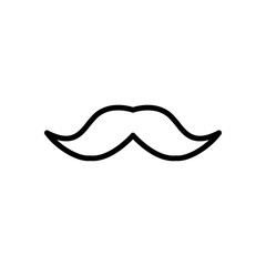 Mustache icon trendy