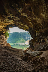 Cueva Ventana (Cave Window) overlooks the Rio Grande of Arecibo valley in Puerto Rico.