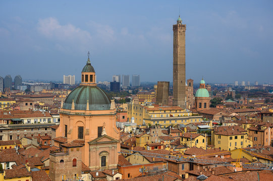 Vue panoramique de Bologne
