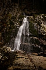 Fototapeta na wymiar Waterfalls on the creek