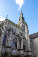 Fototapeta na wymiar Saint Sauveur basilica in Dinan