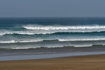 Famara beach on Lanzarote, Spain.