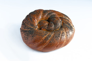 bakery products/black bread/white bread/bagel/bun with poppy seeds/stuffed pie/loaf/sesame seed bun/pita