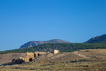 the ruins of the ancient city in pamukkale