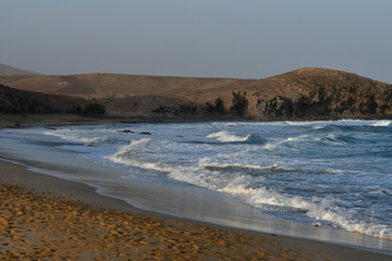Playa del Congrio on Lanzarote, Spain.
