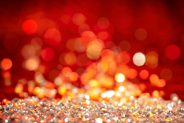 abstract christmas lights bokeh background