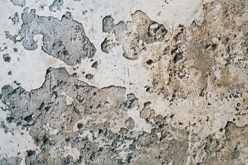 Texture of the old concrete floor