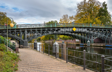 Lichtensteinbruecke im Berliner Tiergarten