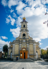 Orthodox baptism in the church