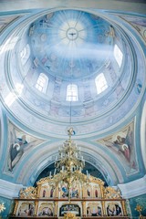 Obraz premium Orthodox baptism in the church