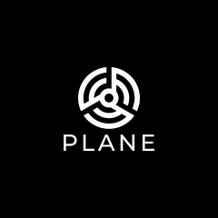 Airplane Logo Template Design Vector. - obrazy, fototapety, plakaty