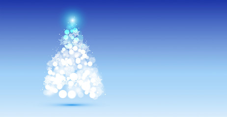 albero di natale, alberello, elegante, natale, fiocchi di neve,  © xyz+