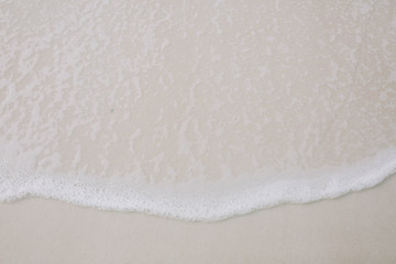 Sand and Waves on Beach