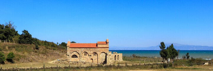 Old church near bunker beach