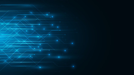 blue abstract technology cyberspace background,speed data transfer background,big data analysis concept