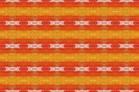 Geometric folk ornament fabric. Seamless pattern in Spanish, Mexican, African, Aztec, Indian rug. Tribal embroidery. Old carpet.