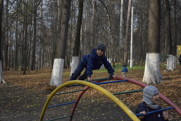 children playground in the park