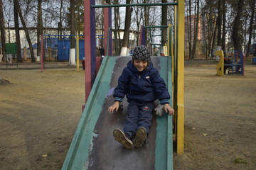 children playground in the park