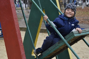 children playground in the park