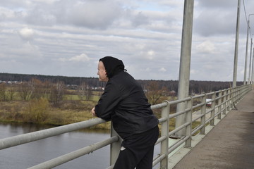 man on the bridge