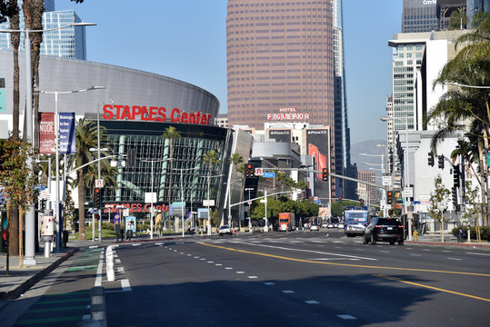 Staples Center in Los Angeles January 2019