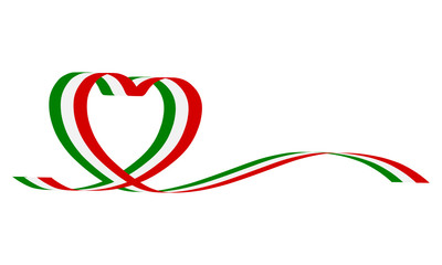 Nastro italia cuore