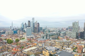 Fototapeta na wymiar London Cityscape from the Air