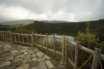 Fototapeta na wymiar Laguna de Guatavita - Colombia