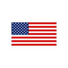 Illustration of the USA flag icon