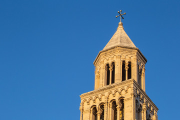 Croatian Split in a tourist season.