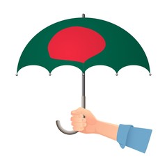 Bangladesh flag umbrella