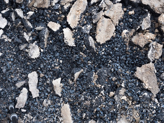 Crumbly tarmac