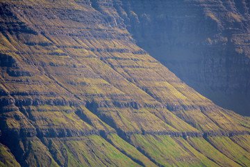 Mountain closeup, Faroe Islands