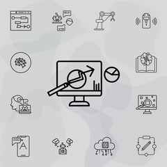 Railroad, tank icon. Universal set of artifical intelligence for website design and development, app development