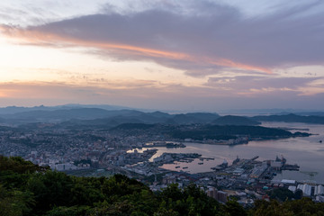 [長崎県]佐世保市朝焼け