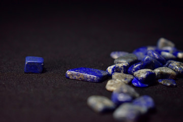 Lapis Lazuli Blue stone Beautiful by nature For making ornaments