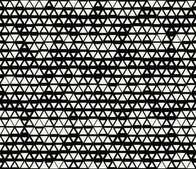 Halftone geometric triangle pattern background