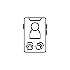 Smartphone call icon. Element of smartphone icon
