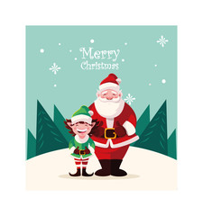 card of christmas with label merry christmas