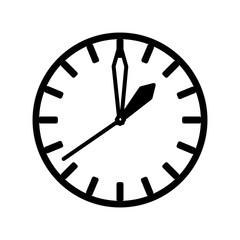 Classic clock icon vector design