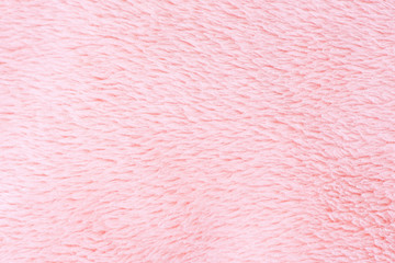 texture of pink decorative fur, fabric background