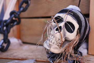 Halloween Pirate Skull
