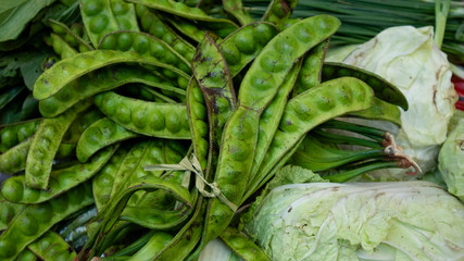 Parkia speciosa or called petai, one of ingredients especially Asian food