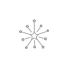 Fireworks Logo Template vector symbol