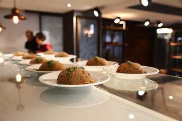 Middle Eastern Food on service