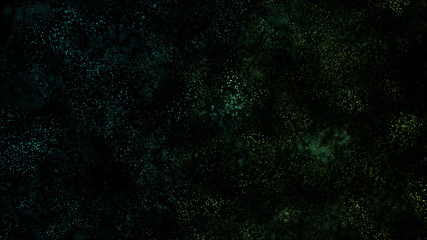 Small colorful particles background